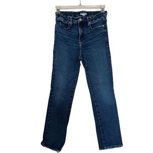 Good American Dark Blue Straight Leg Jeans